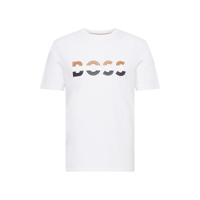 Men T-shirts | BOSS Shirt 'Tiburt' in White - GK28460