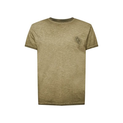 Men T-shirts | GUESS Shirt 'DERTY' in Olive - UG16133