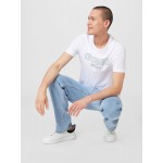 Men T-shirts | GUESS Shirt 'POINT' in White - IU05422