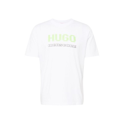 Men T-shirts | HUGO Shirt 'Damer' in White - XN25852