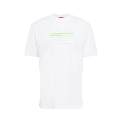 Men T-shirts | HUGO Shirt 'Danford' in Off White - MU28652