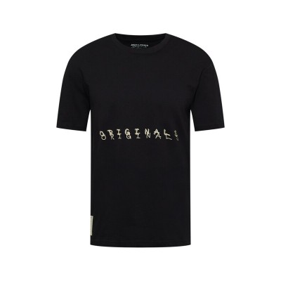 Men T-shirts | JACK & JONES Shirt 'DUNES' in Black - QW00457