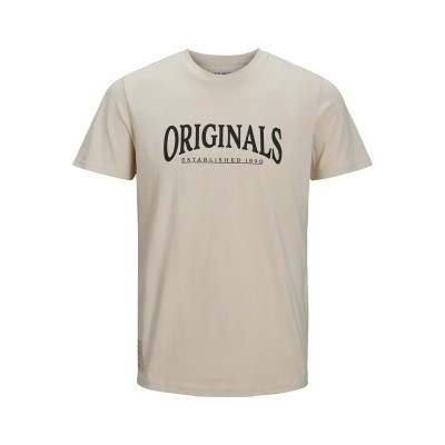 Men T-shirts | JACK & JONES Shirt in Beige - AQ47338