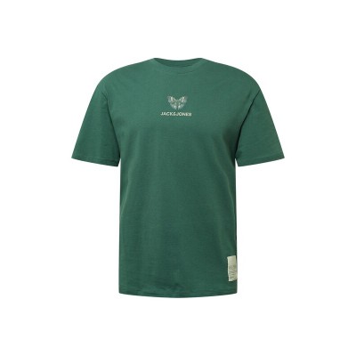 Men T-shirts | JACK & JONES Shirt in Dark Green, Light Green - AU49024