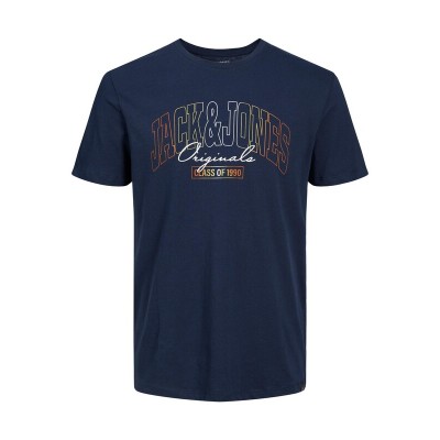 Men T-shirts | JACK & JONES Shirt 'Penny' in Navy - QG46930