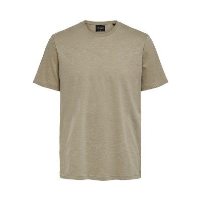 Men T-shirts | Only & Sons Shirt in Light Beige - YZ27392