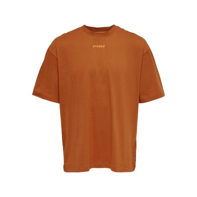 Men T-shirts | Only & Sons Shirt 'Ivan' in Brown - IQ09500