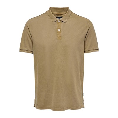 Men T-shirts | Only & Sons Shirt 'Travis' in Chamois - JF42724