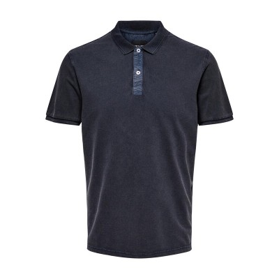 Men T-shirts | Only & Sons Shirt 'Travis' in Marine Blue - NH24088