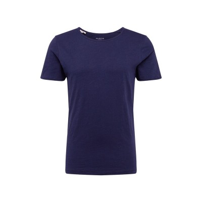 Men T-shirts | SELECTED HOMME Shirt 'Morgan' in Marine Blue - WX55730