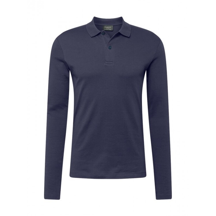 Men T-shirts | SELECTED HOMME Shirt 'Paris' in Dark Blue - UR25984