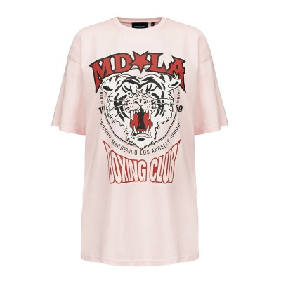 Women Tops | Magdeburg Los Angeles Shirt 'BOXING CLUB' in Light Pink - DH82467