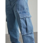 Men Jeans | x Benny Cristo Cargo Jeans 'Niels' in Blue - RX57381