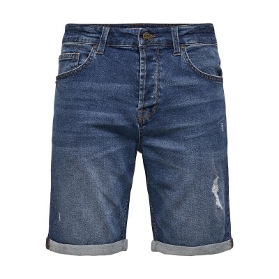 Men Pants | Only & Sons Jeans in Dark Blue - BZ29875