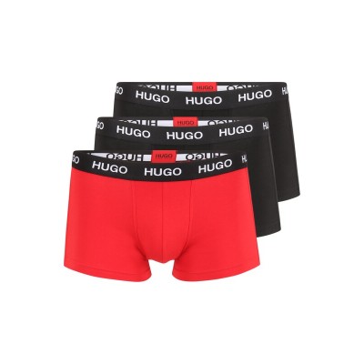 Men Underwear | HUGO Boxer shorts in Black, Red - AP78412