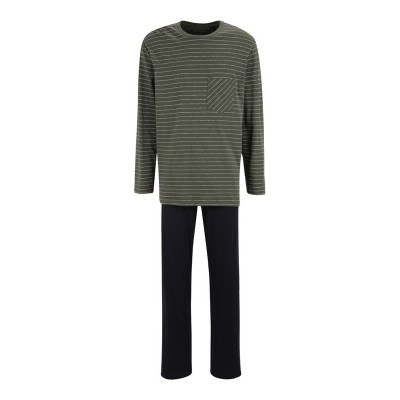 Men Underwear | SCHIESSER Long Pajamas in Khaki - WL32975