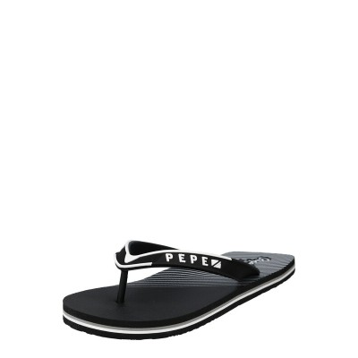 Men Open shoes | Pepe Jeans T-Bar Sandals in Black - OL61196