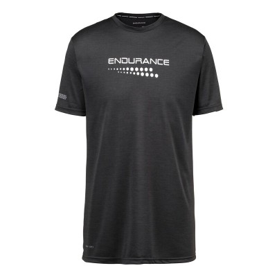 Men Sports | ENDURANCE Performance Shirt 'Portofino' in Black - FP89181