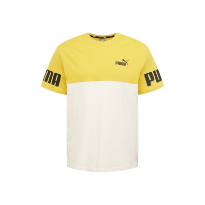 Men Sports | PUMA Performance Shirt in White, Yellow - SE54967