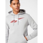 Men Sports | Reebok Sport Athletic Sweatshirt in Light Grey - AP40485