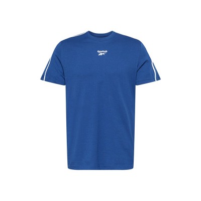 Men Sports | Reebok Sport Performance Shirt ' Workout Ready Piping ' in Blue - IQ14456