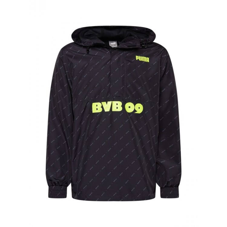 Men Sportswear | PUMA Athletic Jacket 'BVB' in Black - BW27723
