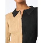 Women Dresses | Daisy Street Knitted dress in Black, Light Brown - GA16679
