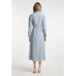 Women Dresses | DreiMaster Klassik Shirt Dress in Opal - XT17492