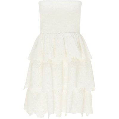 Women Dresses | DreiMaster Vintage Summer Dress in White - SY96640