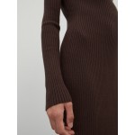 Women Dresses | EDITED Knitted dress 'Hada' in Dark Brown - AT47956