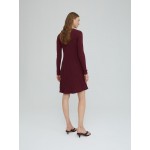 Women Dresses | EDITED Knitted dress 'Katrin' in Burgundy - KH45653