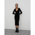 Women Dresses | EDITED Knitted dress 'Lacie' in Black - IG57925