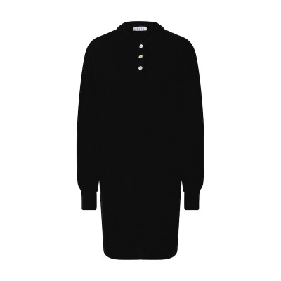 Women Dresses | EDITED Knitted dress 'Larina' in Black - LF26789