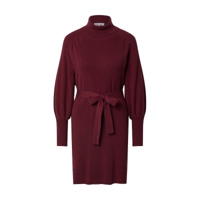 Women Dresses | EDITED Knitted dress 'Malene' in Burgundy - FW15232