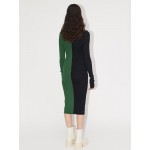 Women Dresses | LeGer by Lena Gercke Knitted dress 'Kaili' in Grass Green, Black - JS17048