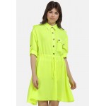 Women Dresses | MYMO Shirt Dress in Lime - VY33117