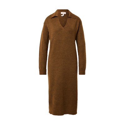 Women Dresses | OBJECT Knitted dress 'Lauren' in Brown - PT74903