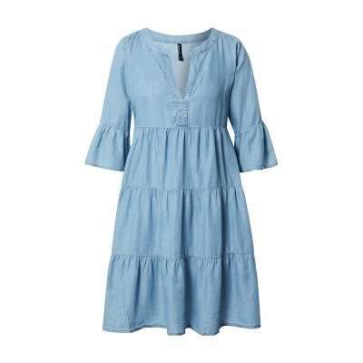 Women Dresses | Sublevel Shirt Dress in Blue - ZY05017