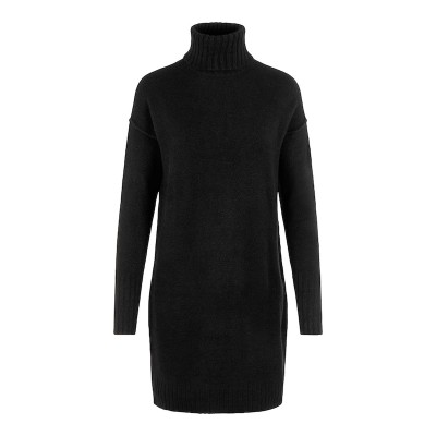 Women Dresses | VERO MODA Knitted dress 'Luci' in Black - BV75092