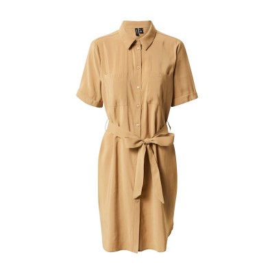 Women Dresses | VERO MODA Shirt Dress 'VEDA' in Light Beige - AX10616
