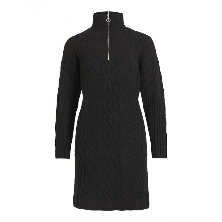 Women Dresses | VILA Knitted dress 'Anni' in Black - WO74199