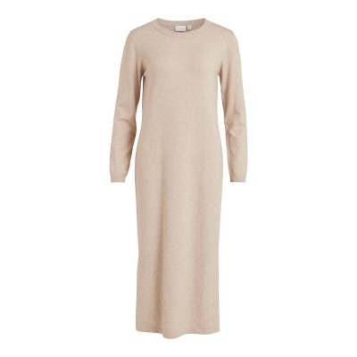 Women Dresses | VILA Knitted dress 'ELASTA' in Beige - KK57958