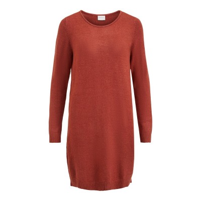 Women Dresses | VILA Knitted dress 'Ril' in Rusty Red - AF10652