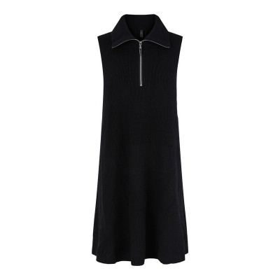 Women Dresses | Y.A.S Knitted dress 'Dalma' in Black - PV13285