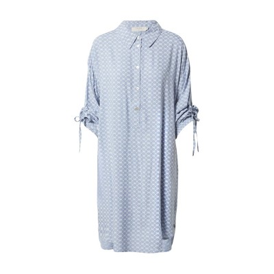 Women Plus sizes | Cream Shirt Dress 'Makumak' in Light Blue - IO51329