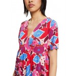 Women Plus sizes | EDC BY ESPRIT Dress in Mixed Colors - IF06713