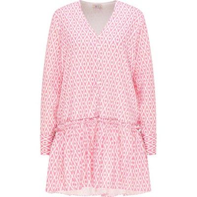 Women Plus sizes | IZIA Shirt Dress in Pink - EN95785