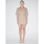 Women Plus sizes | LeGer by Lena Gercke Shirt Dress 'Ava' in Light Brown - GU02975
