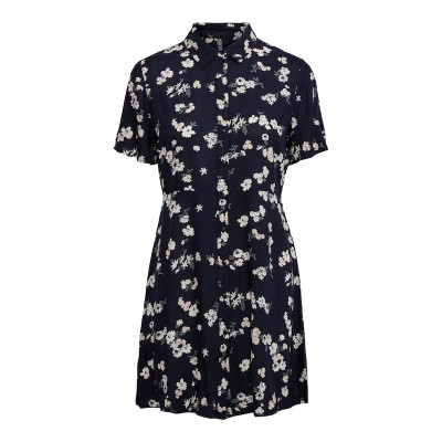 Women Plus sizes | PIECES Shirt Dress 'Mina' in Navy - WQ74956