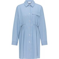 Women Plus sizes | usha BLUE LABEL Shirt Dress in Blue - NT97647